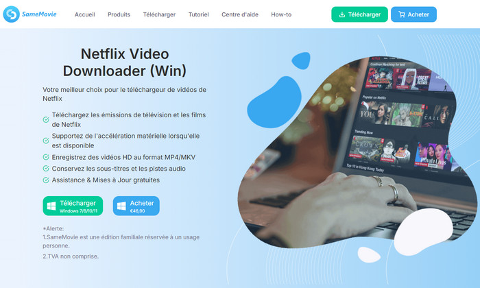 SameMovie Netflix Video Downloader