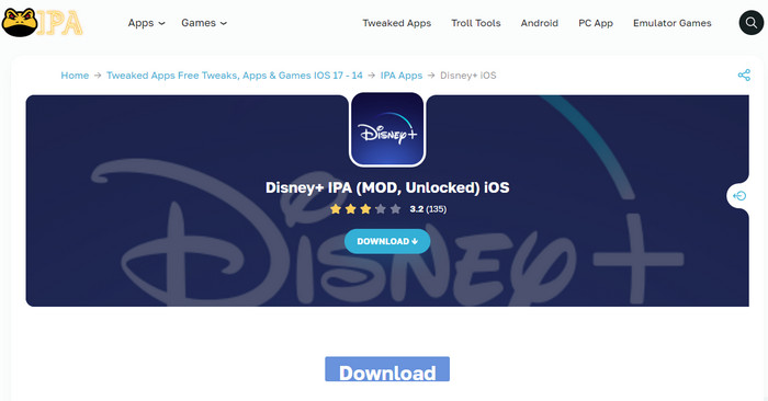 Téléchargez et installez Disney+ IPA iOS en utilisant ipaomtk