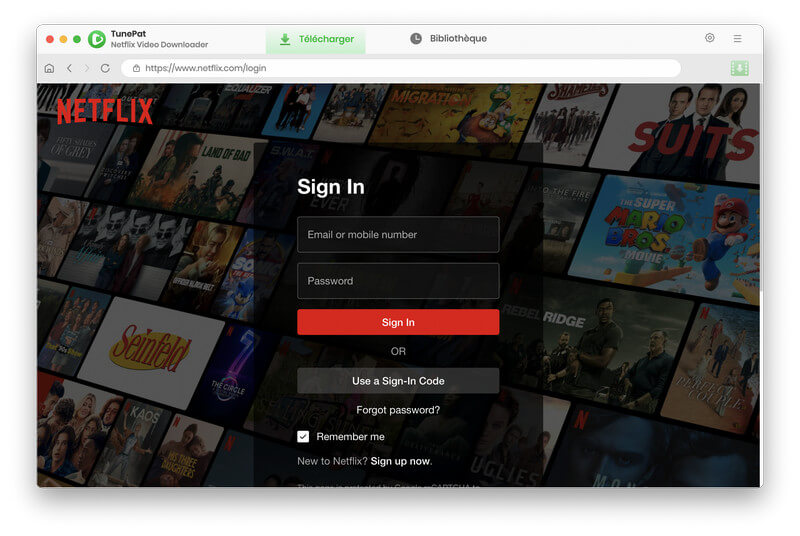 Connectez-vous à votre compte Netflix sur Mac