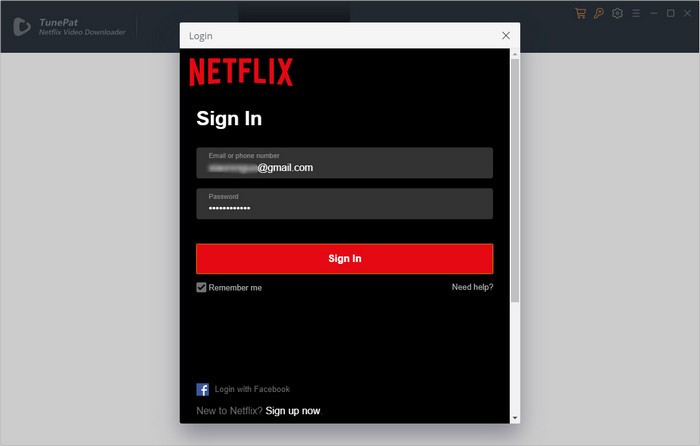 Connectez-vous à Netflix avec TunePat